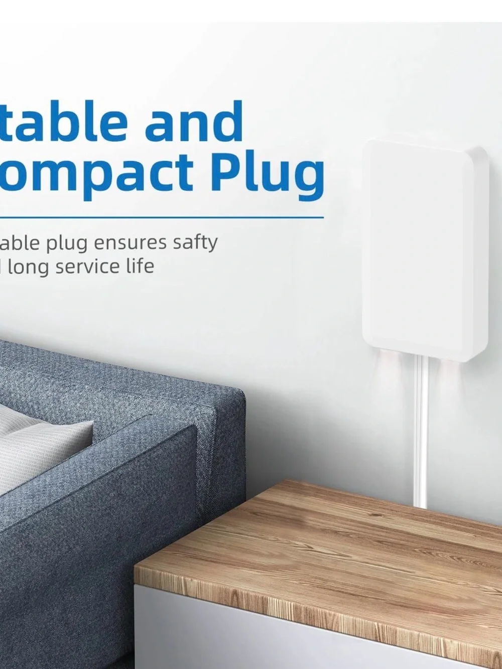 Indoor Extension Cord - White NWT